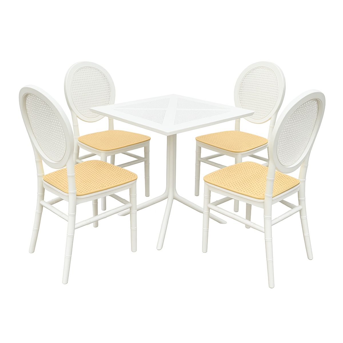 HABITA2 CHILE - Comedor Moody cuadrado  Alto tráfico