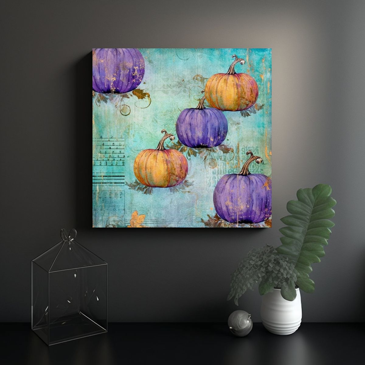 GENERICO - Cuadro Inspiración Surrealista Estilo Shabby 60x60 Cm