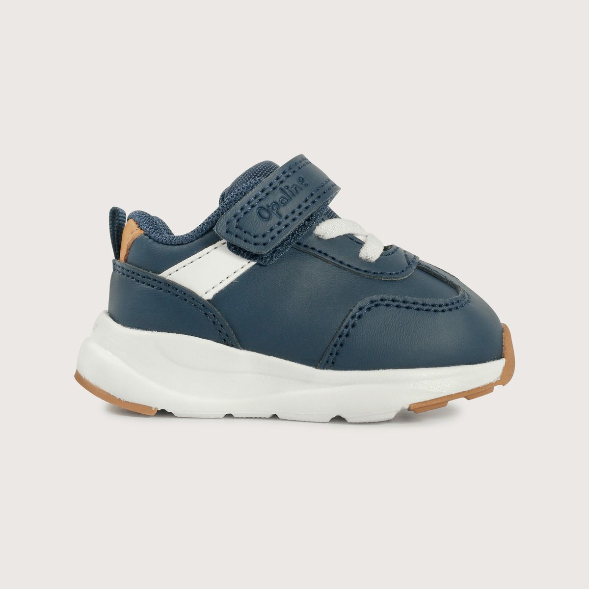 OPALINE - Zapatilla deportiva para niño color azul y velcro