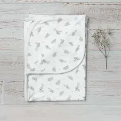 WAWA BABY DESIGN - Manta Elefante Wawa Celeste Algodon Pima