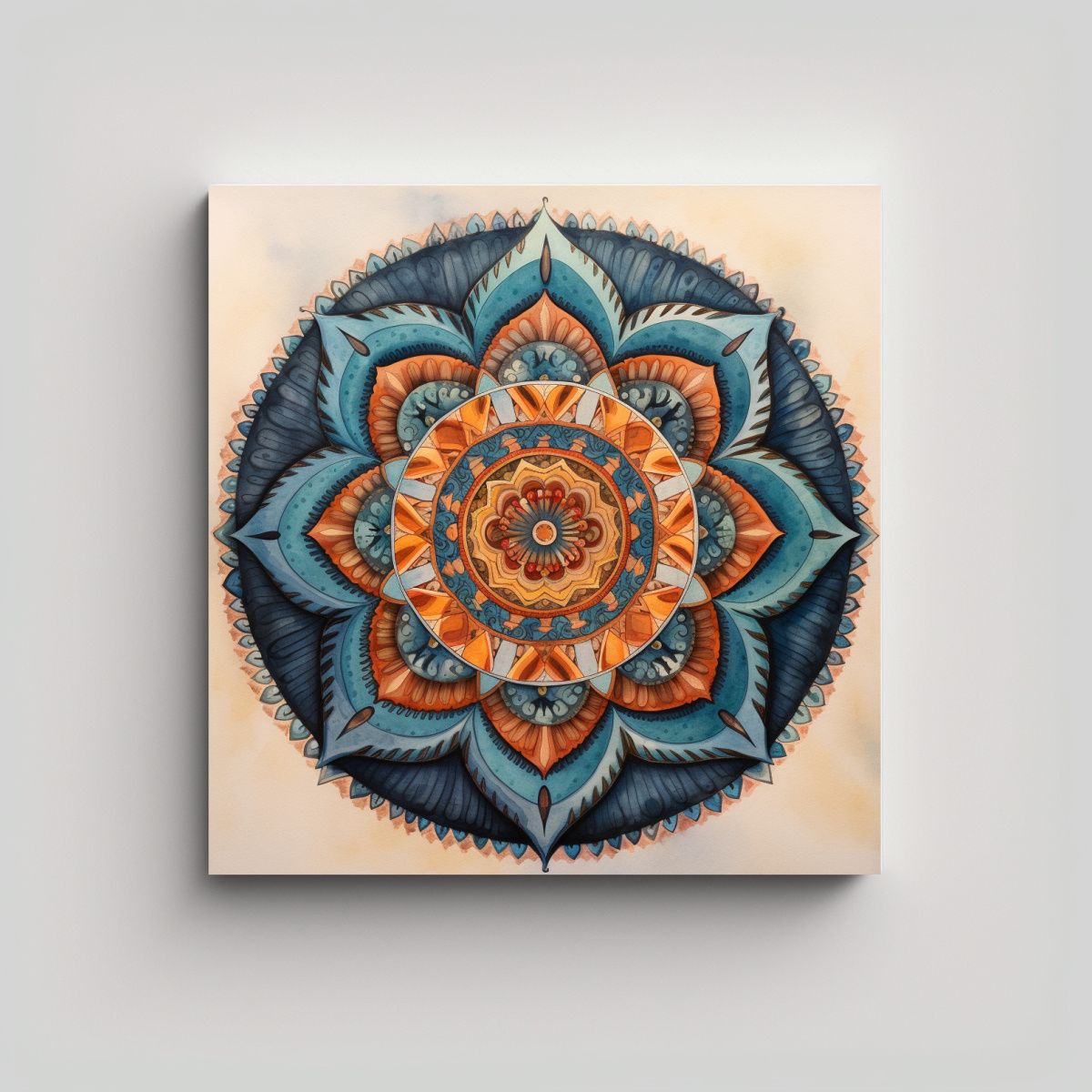 GENERICO - Pinturas Decorativas De Mandalas Inspiradas En 60x60 Cm