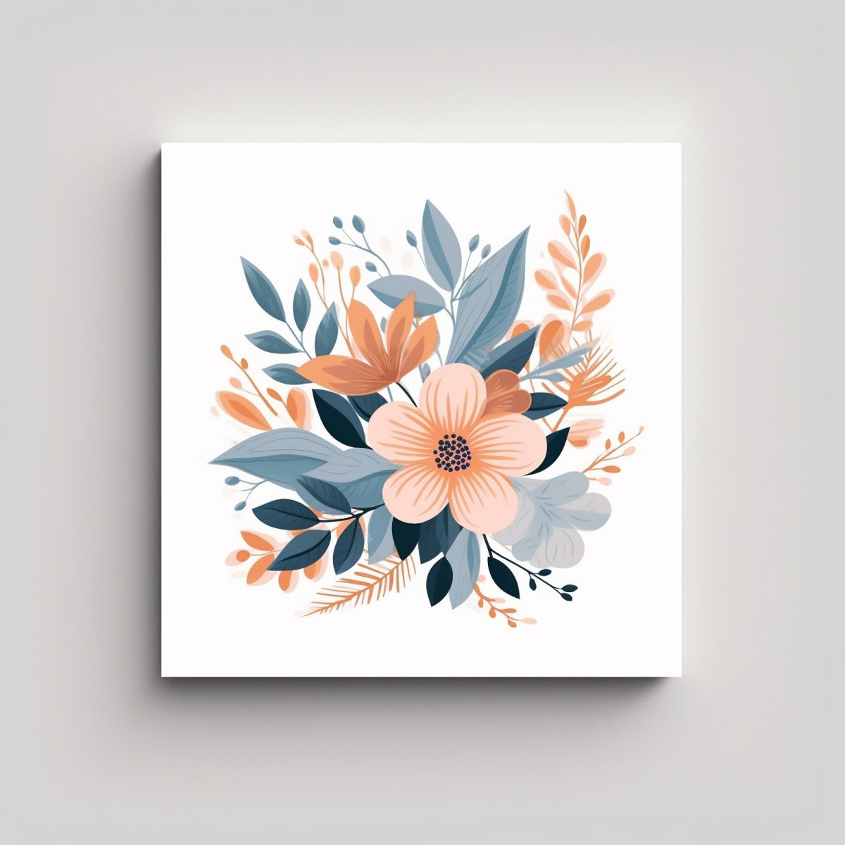 GENERICO - Pintura Decorativa Pastel Moderna Vectorial 60x60 Cm