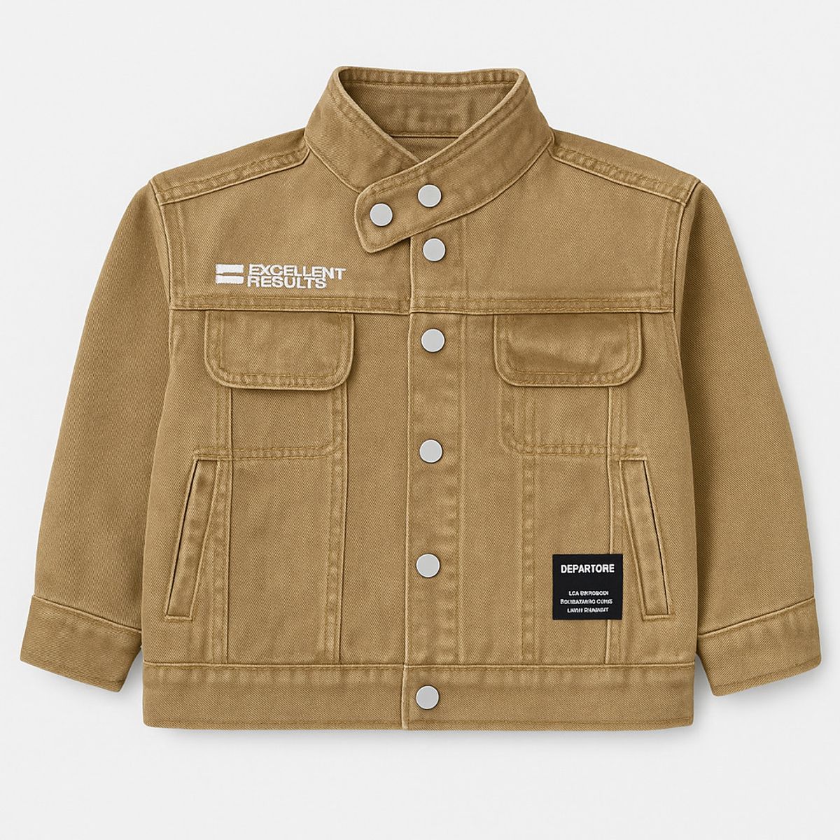 KIBOU - Chaqueta mezclilla niño look urbano y funcional