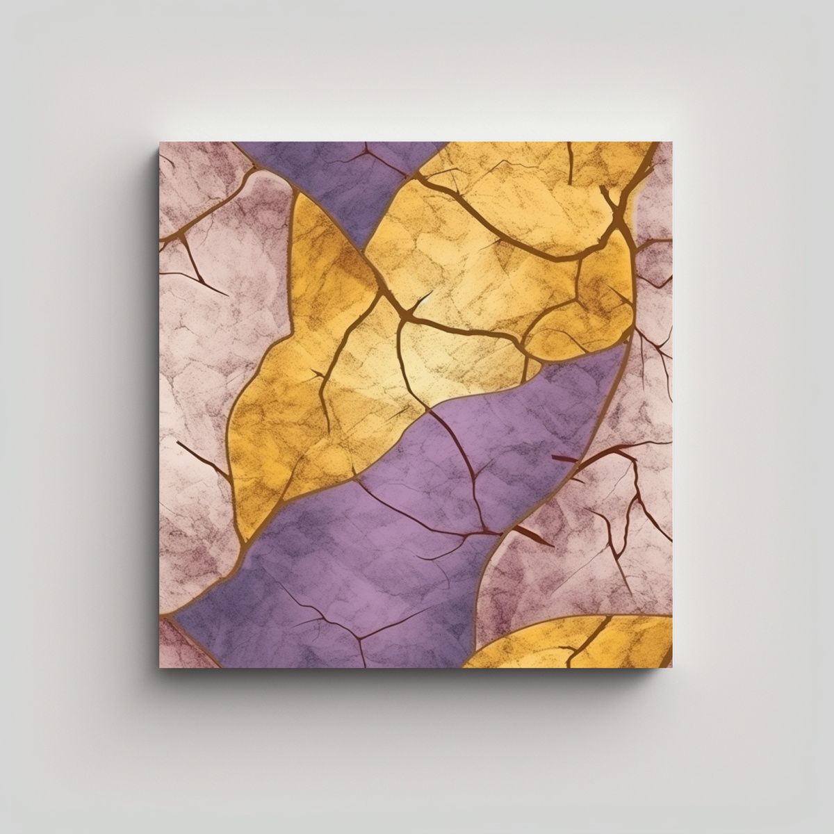 GENERICO - Pintura Juvenil De Plantas Acuarela Emergiendo En 60x60 Cm
