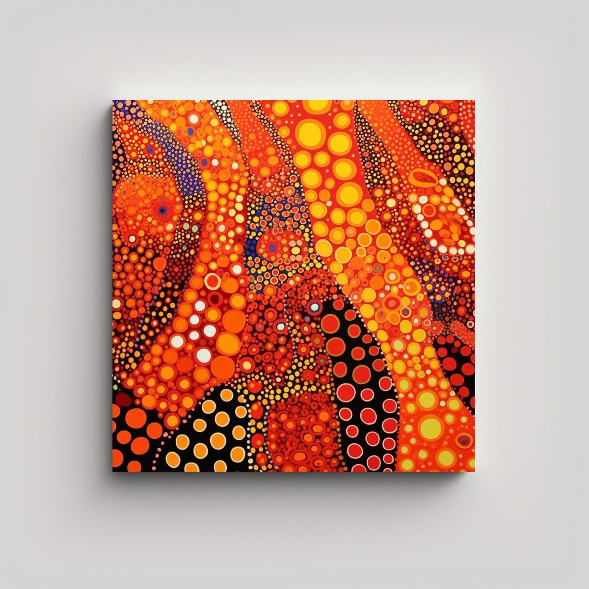GENERICO - Pinturas Modernas De Espacios Por Yayoi Kusama 60x60 Cm.