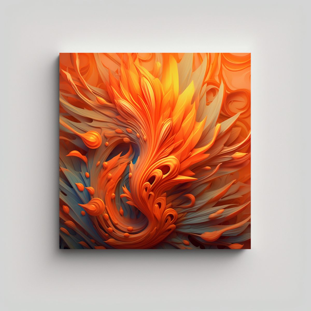 GENERICO - Cuadro Colores Exclusivo Onyx Arte Abstracto En 60x60 Cm