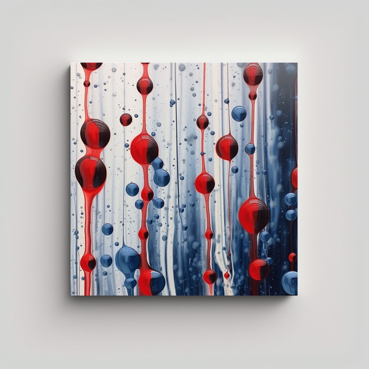 GENERICO - Pintura Decorativa Hermosa Belleza Con Líneas 60x60 Cm