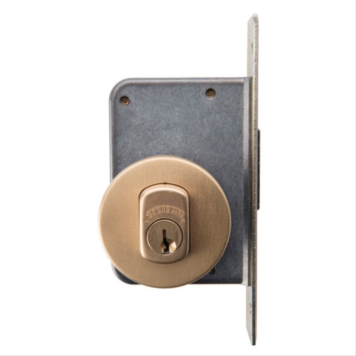 SCANAVINI - Cerradura embutida acceso corredera acero zincado 1090-AZ