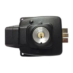 SCANAVINI - Cerradura sobreponer acceso reja electrica negro 2050-30