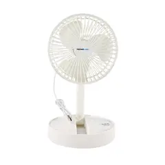 TECNOLAB - Ventilador USB Blanco Portátil Con Pedestal Y Soporte - SC