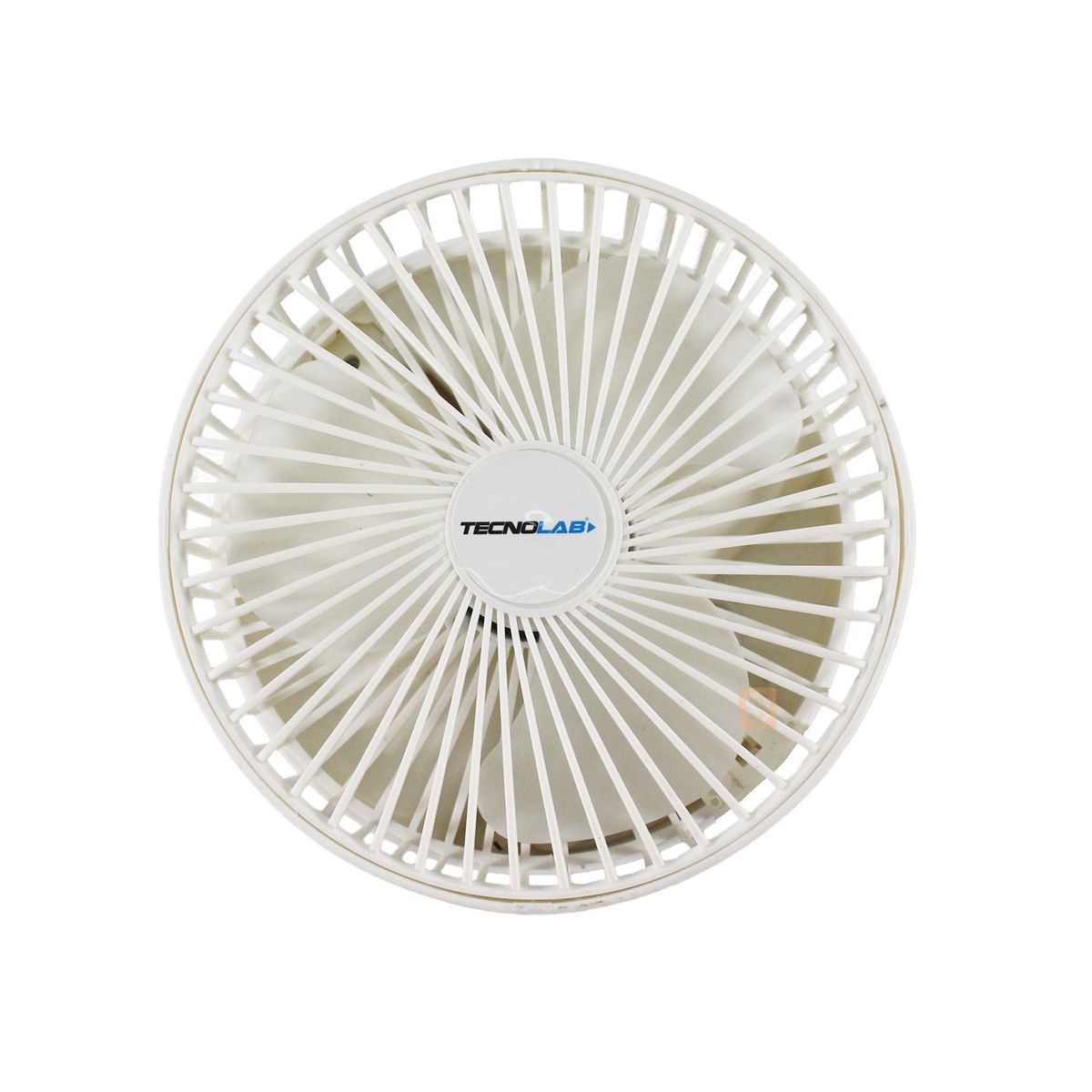 TECNOLAB - Ventilador USB Blanco Portátil Con Pedestal Y Soporte - SC