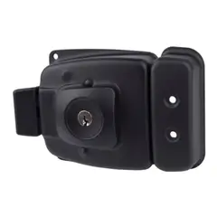 SCANAVINI - Cerradura sobreponer sobreponer acceso negro 2002N