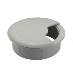 DVP - Pasacables computador gris 10uds