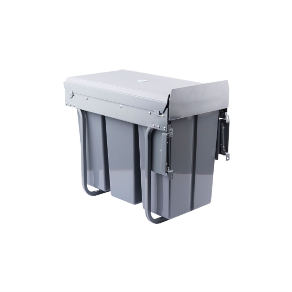 KUTZ - Basurero interior extraíble 3 x 10 litros con cierre suave