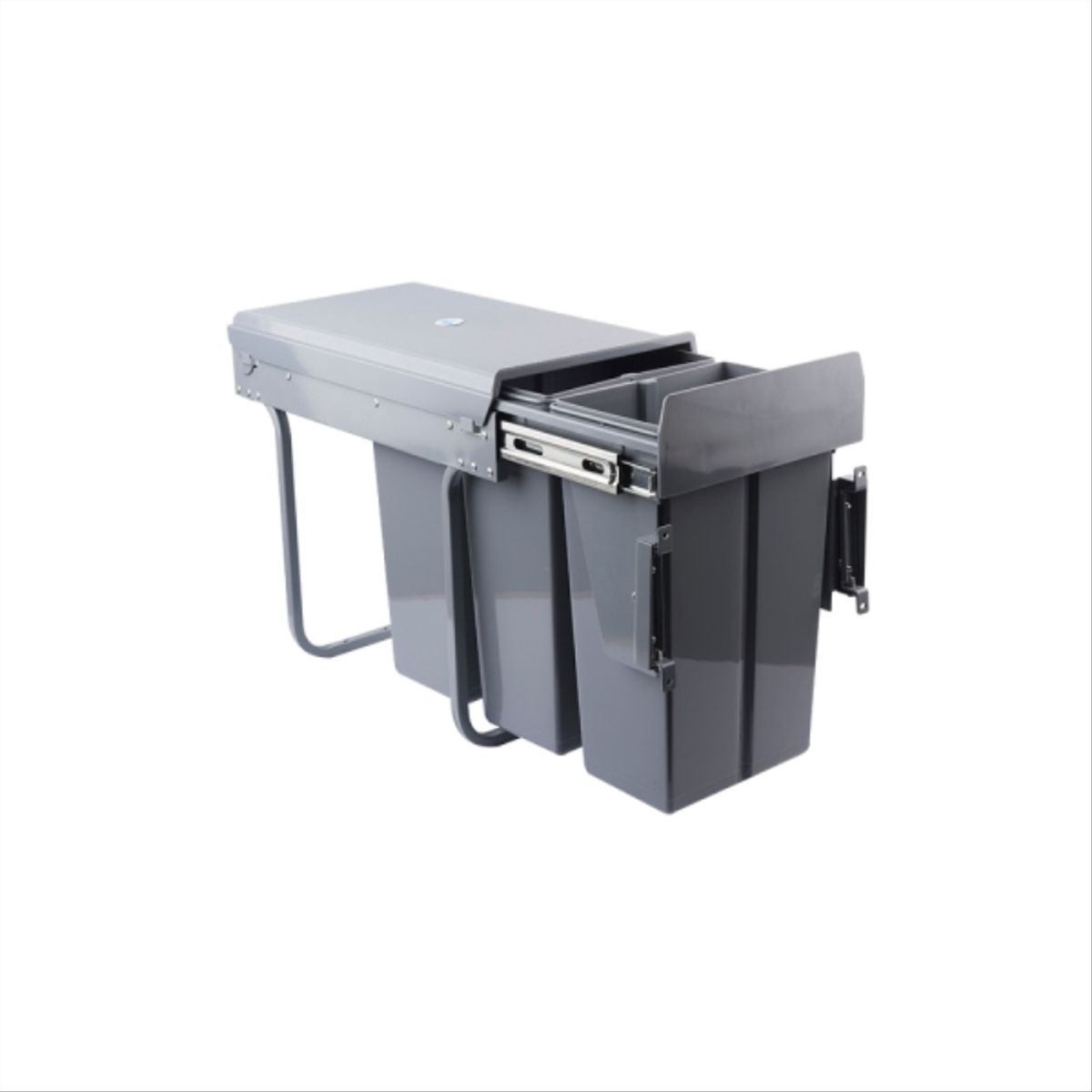 KUTZ - Basurero interior extraíble 3 x 10 litros con cierre suave