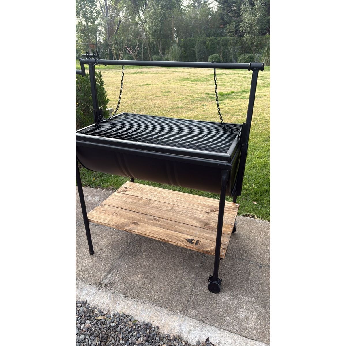 GENERICO - Parrilla con levante desmontable y apoyo tipo repisa