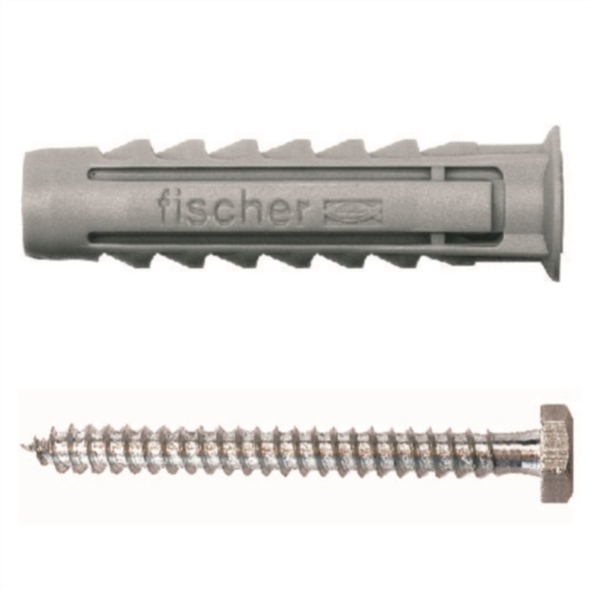 FISCHER - Tarugo Nylon SX10mm + Tornillo 6x60mm  10 unidades