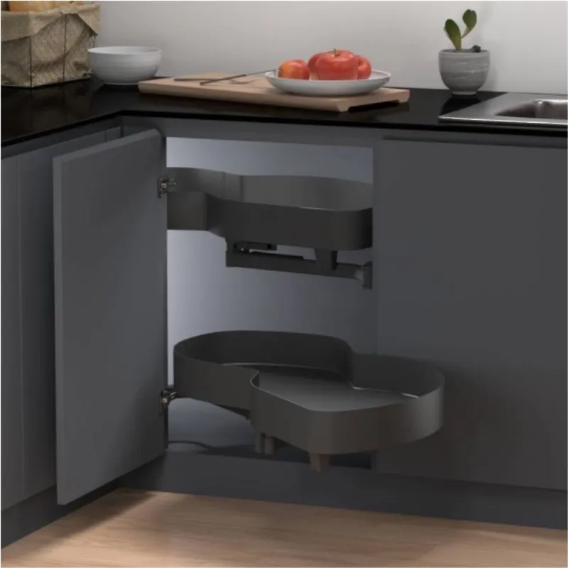 KUTZ - Gemela extraible derecho para muebles antracita 900mm