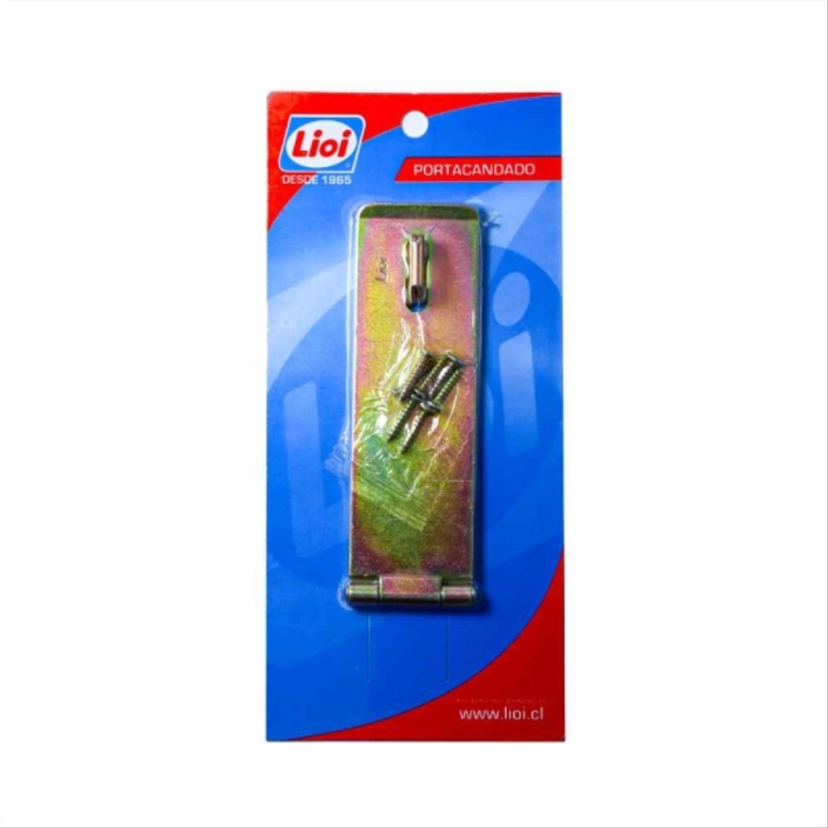 LIOI - Portacandado 915 5 1/2'' zincado c/tornillos display 1 unidad