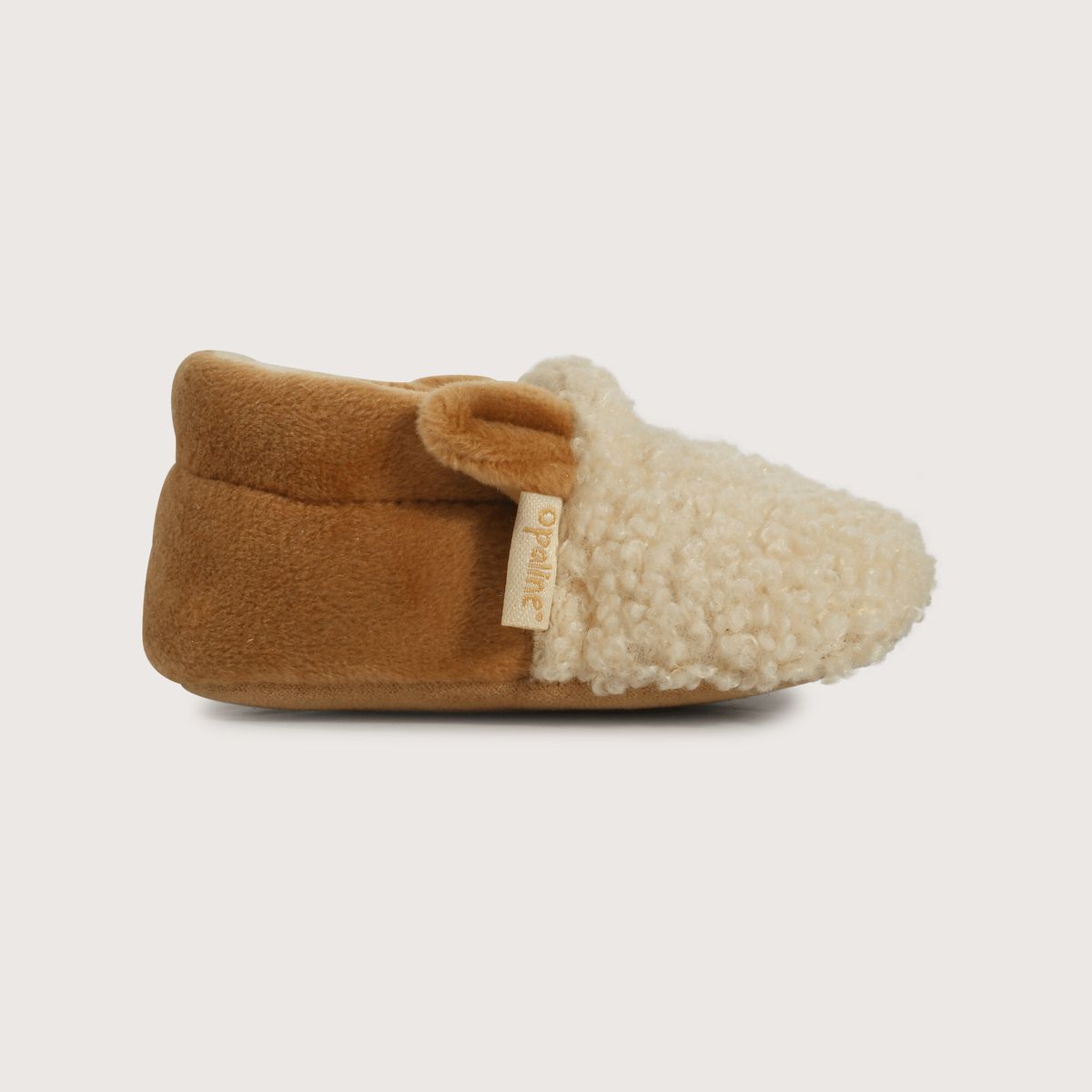 OPALINE - Pantufla Unisex bebé Beige 40021 Opaline