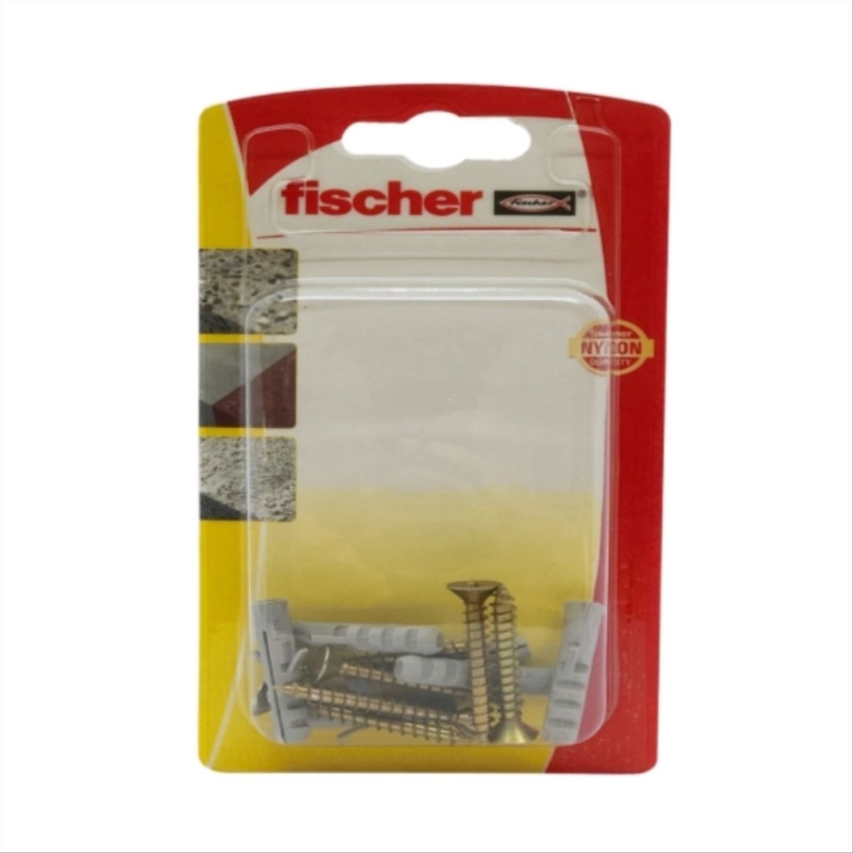 FISCHER - Tarugo Nylon S5mm + Tornillos 3.5x30mm  10 unidades