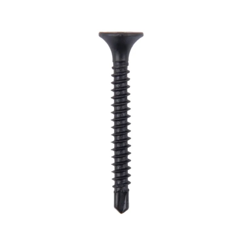 PATTA - Tornillo volcanita negro 1,5/8x6" punta broca 100uds