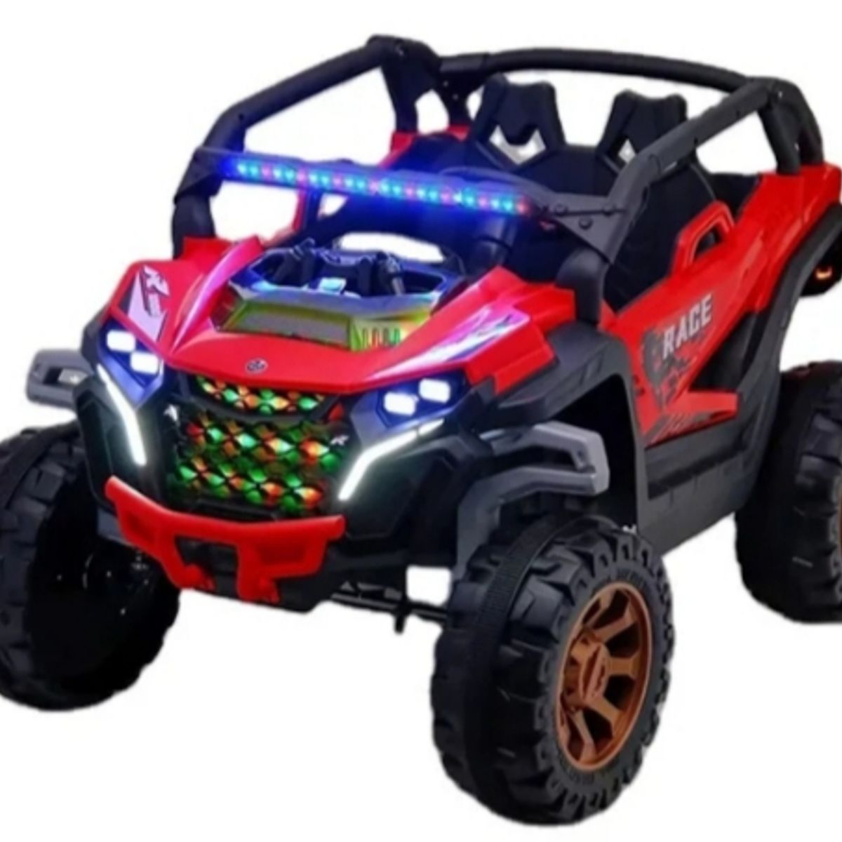 GENERICO - Jeep Auto 4X4  A Bateria  12V Con Control Remoto Rojo 810