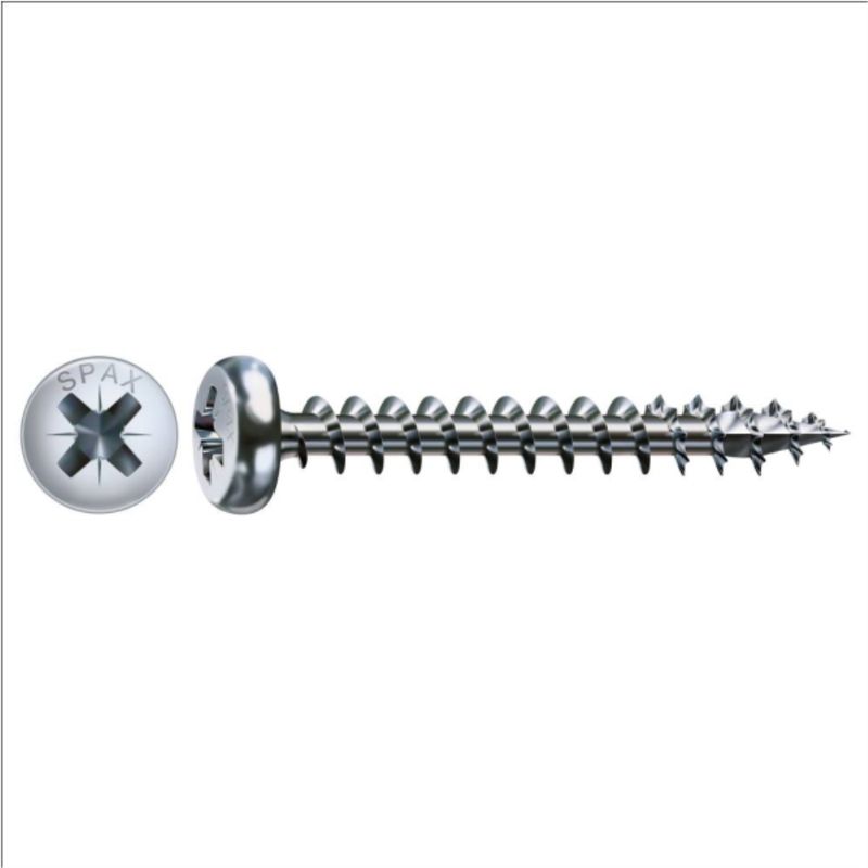 SPAX - Tornillo redonda pozi wirox 4,5x16mm 20uds