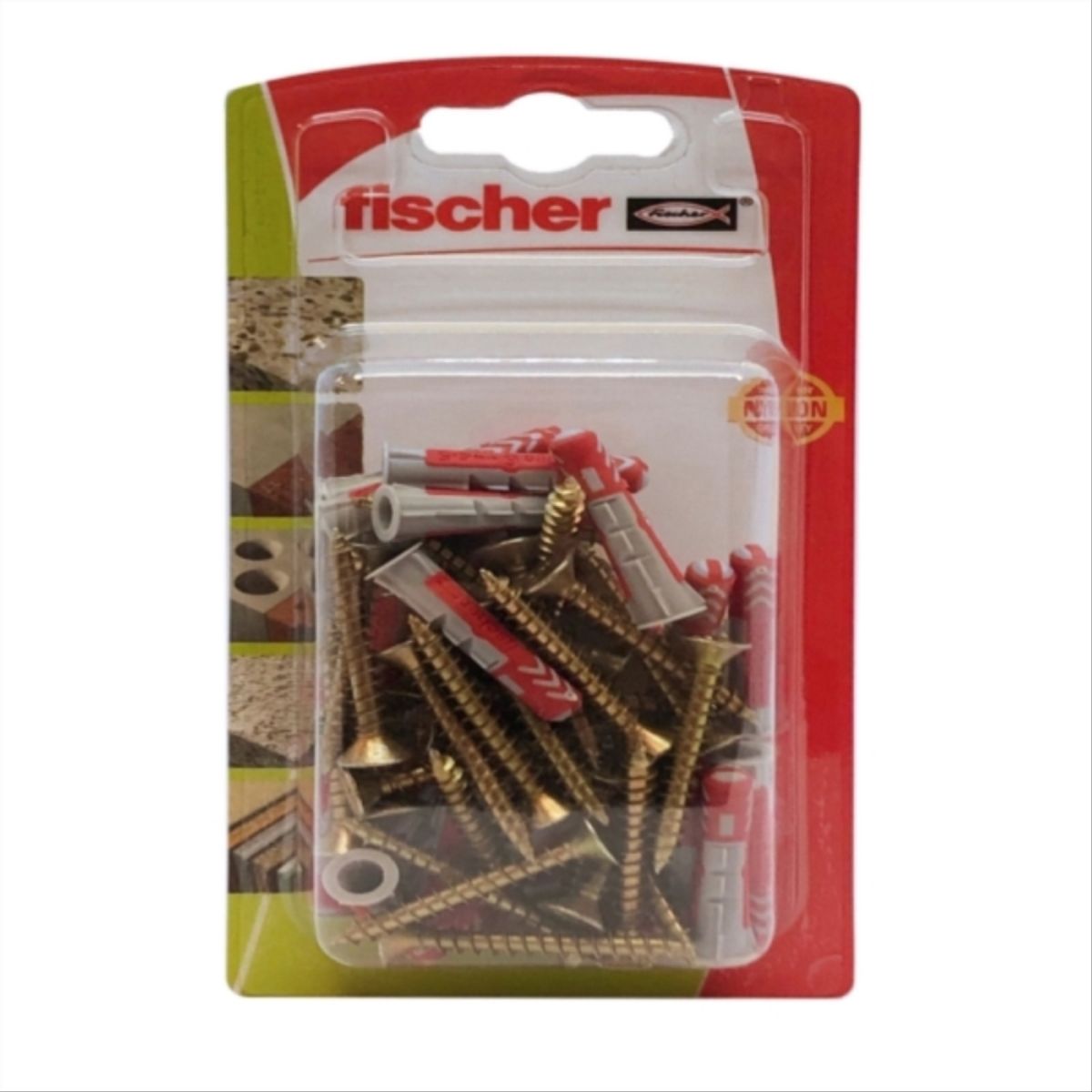 FISCHER - Tarugo Universal Duopower 6mm + Tornillo 4.5x35mm  30 unidades