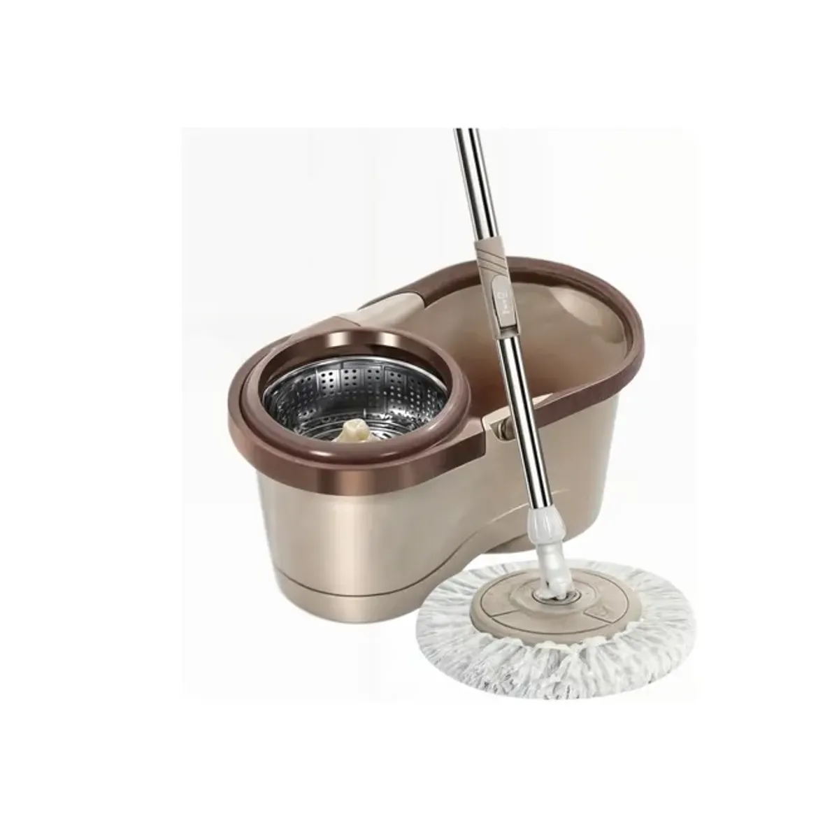 GENERICO - Mopa 360° Trapeador Trapero Microfibra Limpiador +centrifuga