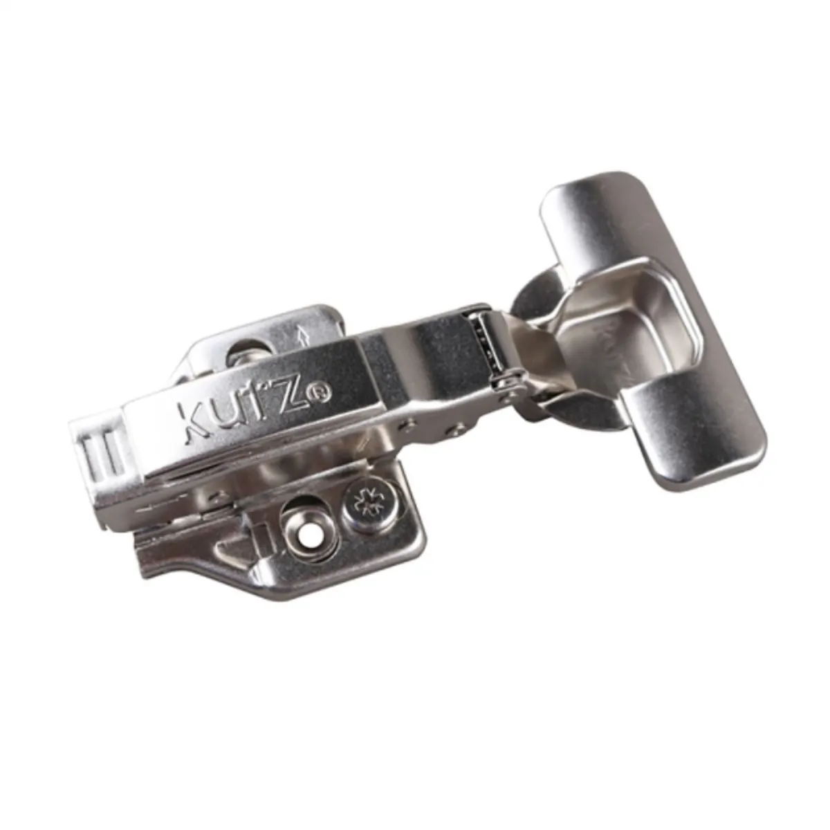 KUTZ - Bisagra recta 35 mm con cierre suave 3D Clip 2 unidades con tornillos