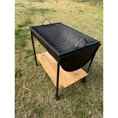 GENERICO - Parrilla plana con apoyo tipo repisa