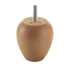 KUTZ - Pata madera haya laca natural 64x70mm