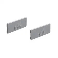 HETTICH - Tapa con logo gris innotech 2uds