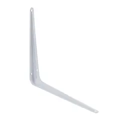 DUCASSE INDUSTRIAL - Escuadra con nervio blanca 10x12" (25x30cm)