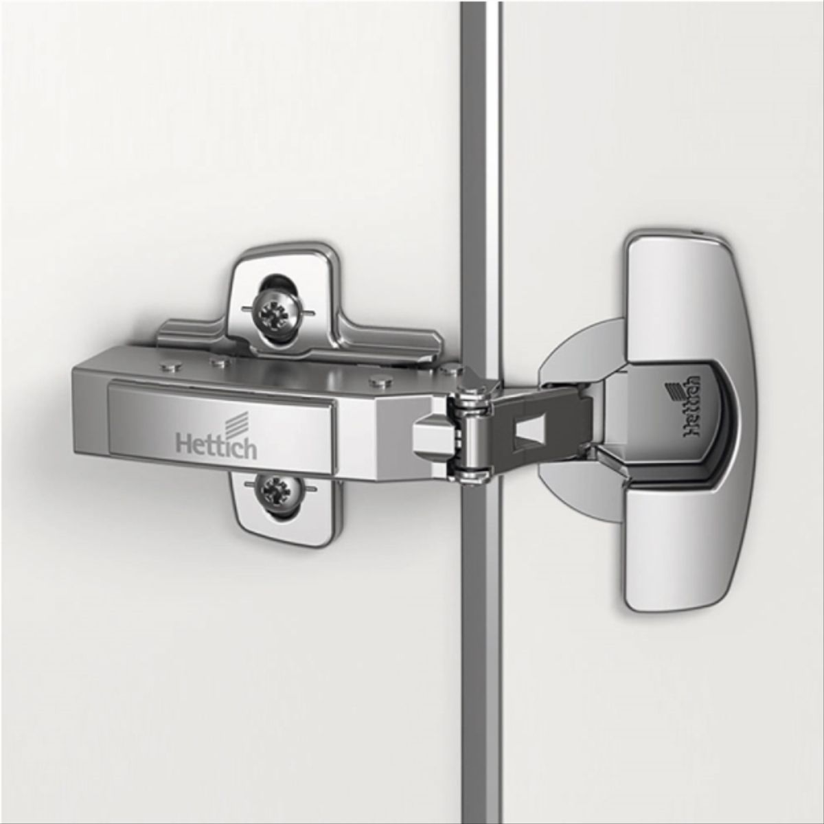 HETTICH - Bisagra recta 35 mm con cierre suave 3D Clip tapa Sensys con tarugo