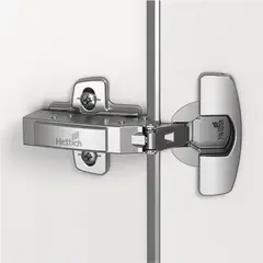 HETTICH - Bisagra recta 35 mm con cierre suave 3D Clip tapa Sensys con tarugo