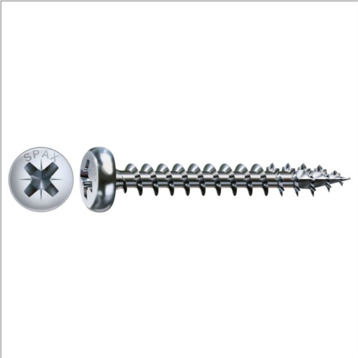 SPAX - Tornillo redonda pozi wirox 4x25mm 16uds