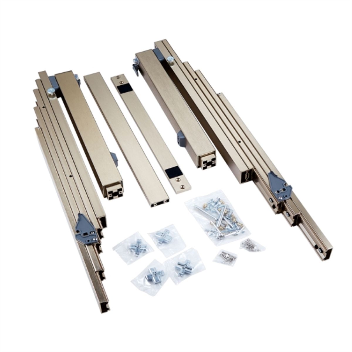 KUTZ - Guias telescopicas para mesa oculta con doble pata 540mm