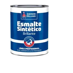 SHERWIN WILLIAMS - Esmalte sintético profesional negro 1/4 gl