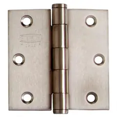 SCANAVINI - Bisagra para puerta acero inoxidable 3x3"