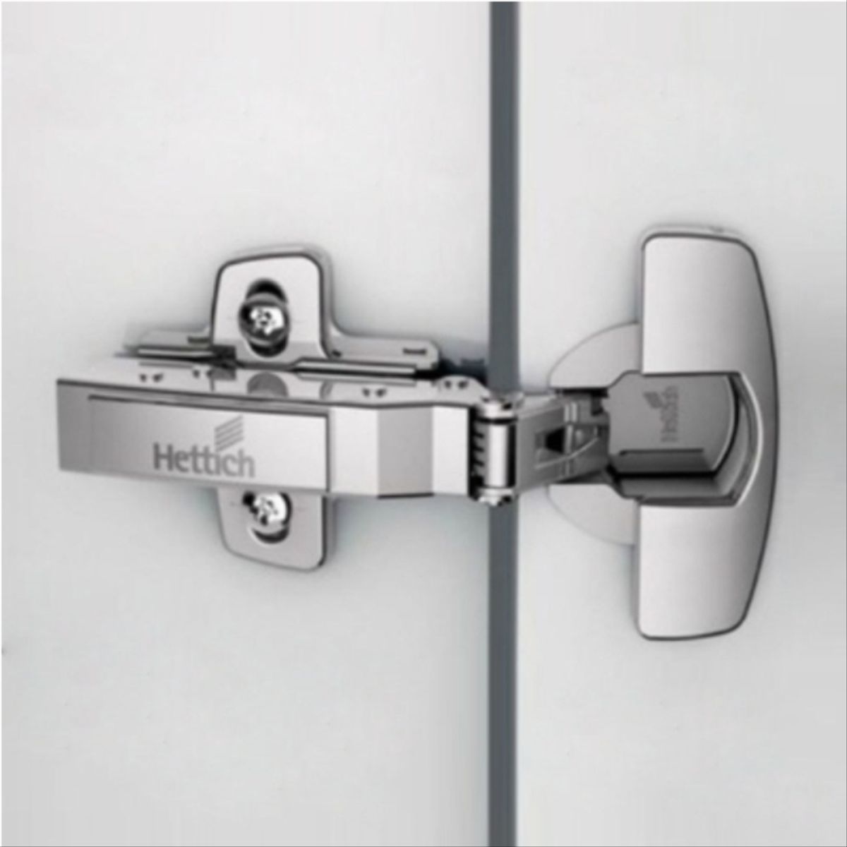HETTICH - Bisagra semicurva 35 mm con cierre suave 3D Clip tapa Sensys con tarugo