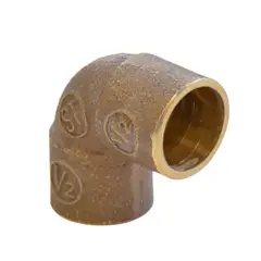 STRETTO - Codo bronce SO SO 1/2" gas