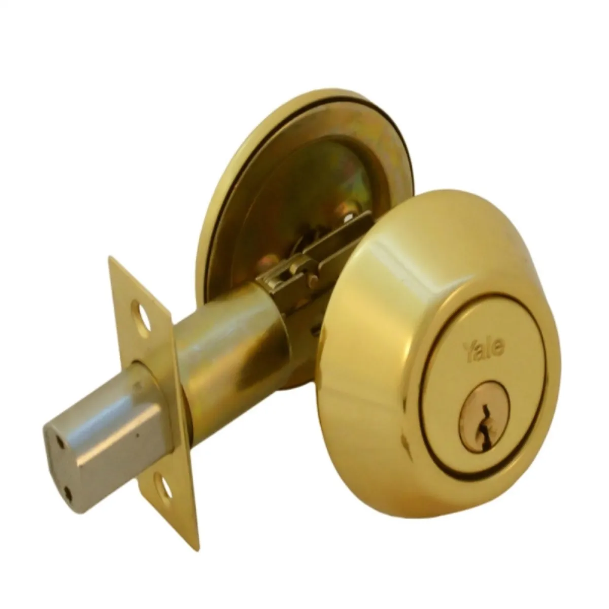 YALE - Cerrojo llave / mariposa bronce