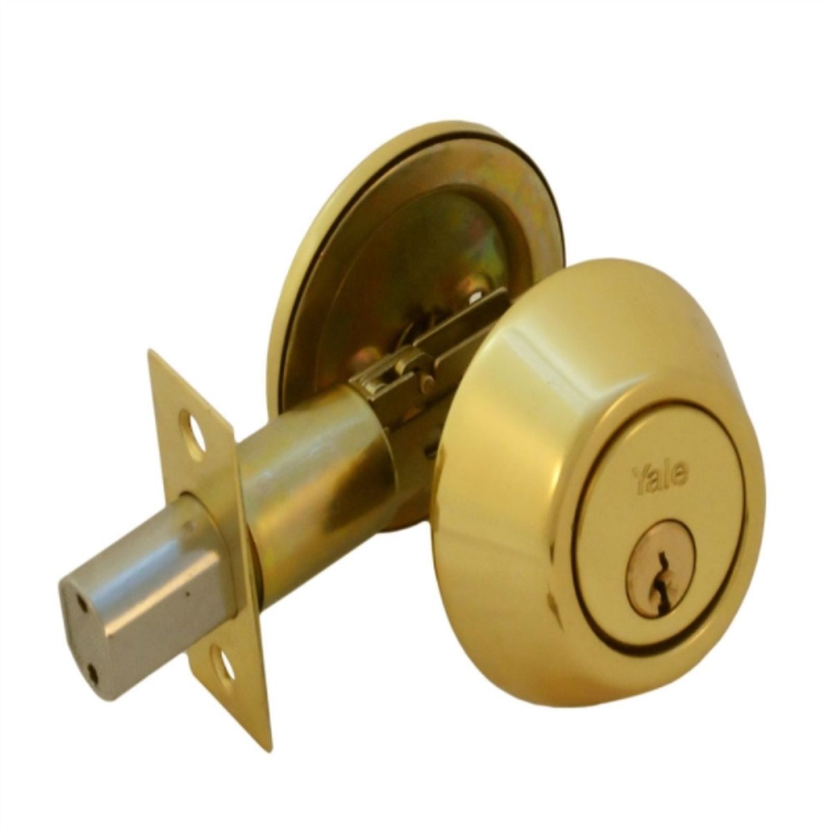 YALE - Cerrojo llave / mariposa bronce