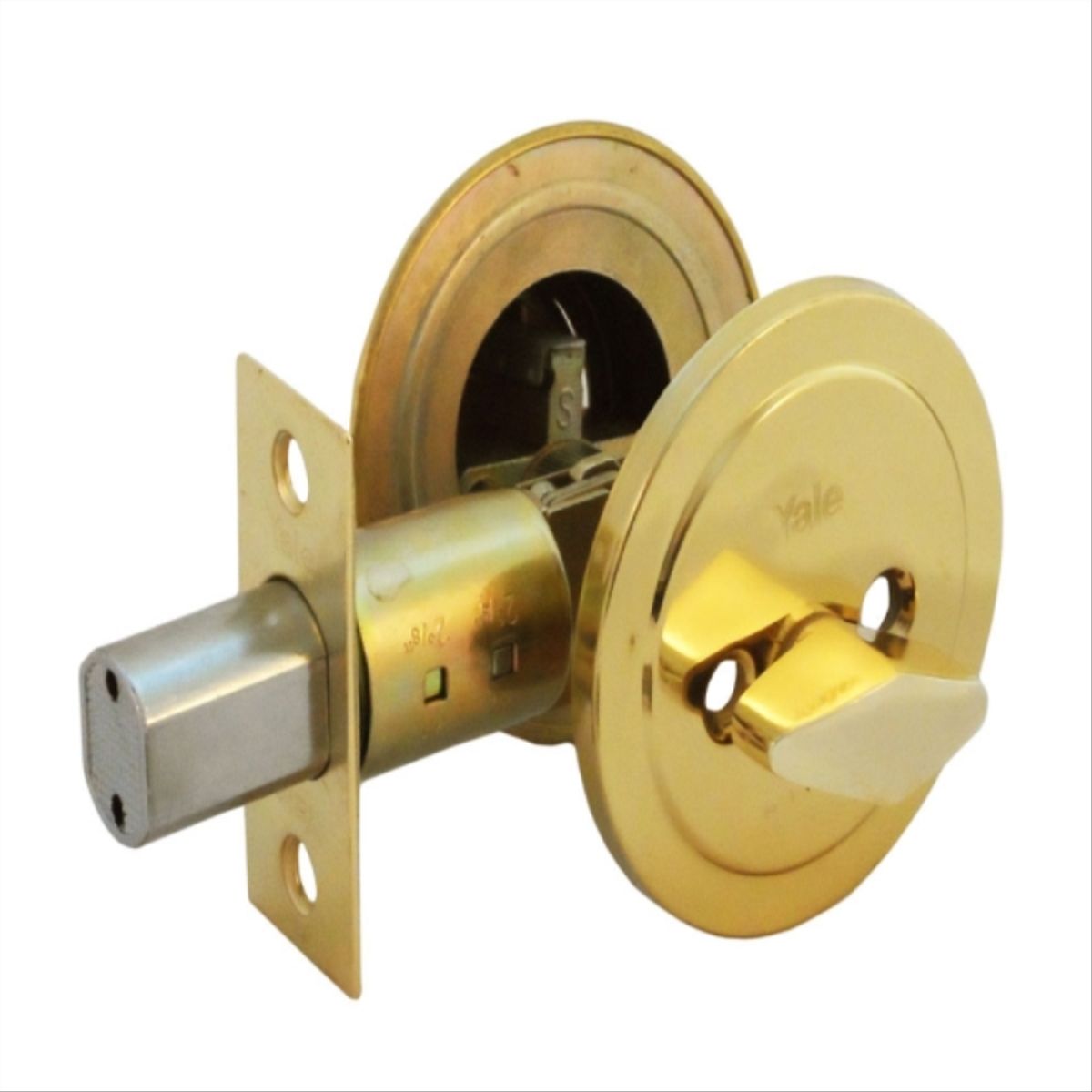 YALE - Cerrojo llave / mariposa bronce