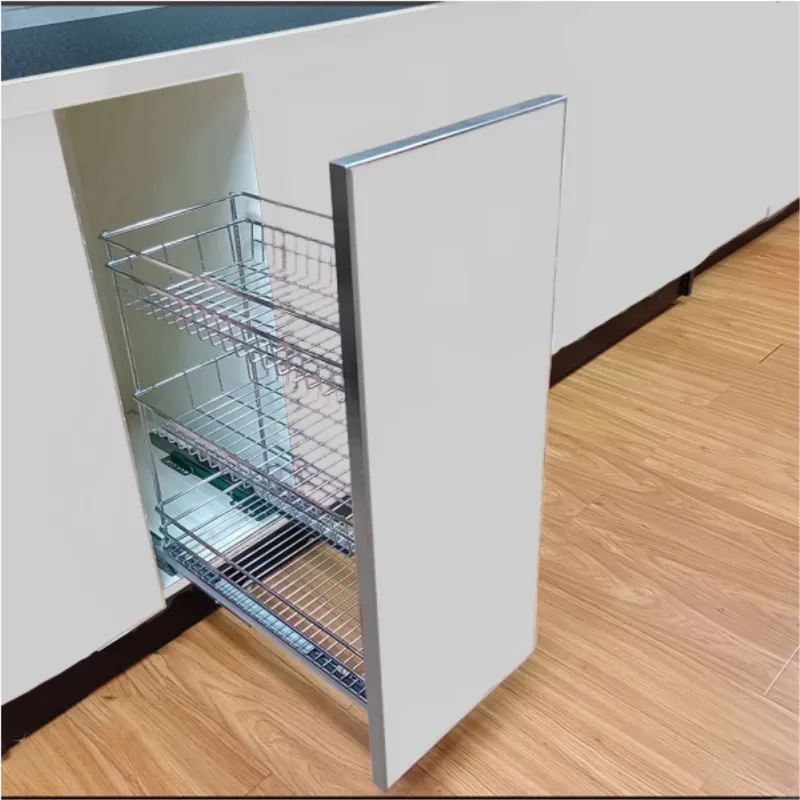 KUTZ - Cesta extraíble 3 niveles para muebles cierre suave 30 cms