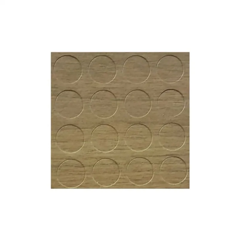 CASO E HIJOS - Tapa soberbio adhesivo acacia 12mm 50uds