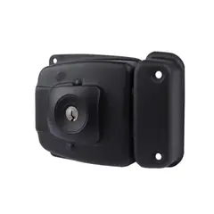 SCANAVINI - Cerradura sobreponer reja corredera negro 2090 N