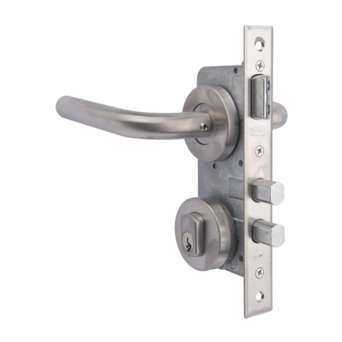 SCANAVINI - Cerradura embutida acceso acero inoxidable 2 manillas L 1080960